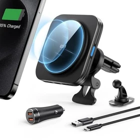 ESR 15W MagSafe Auto Ladegerät schwarz