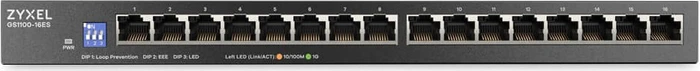 Zyxel GS1100 Desktop Gigabit Switch, 16x RJ-45