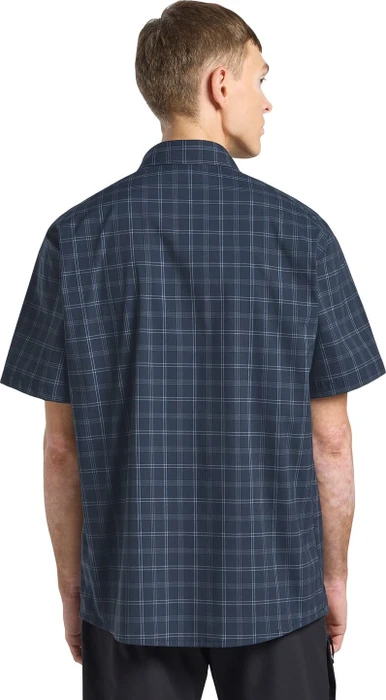 Jack Wolfskin Norbo Hemd kurzarm check midnight sky (Herren)