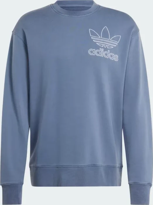 adidas Adicolor Outline Trefoil Sweatshirt preloved ink (Herren)