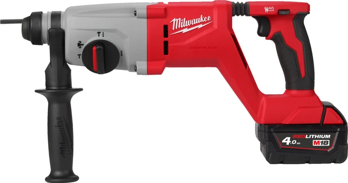 Milwaukee M18 BLHACD26-402X Fuel Akku-Bohr-/Meißelhammer inkl. Koffer + 2 Akkus 4.0Ah