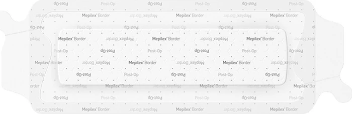 Mölnlycke Mepilex Border Post-OP Verband, 10 x 25cm, 5 Stück