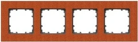 Siemens DELTA miro Rahmen 4-Fach Holz, ahornrot