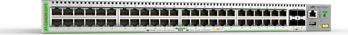 Allied Telesis CentreCOM GS980M Rackmount Gigabit Managed Switch, 48x RJ-45, 4x SFP, 740W PoE+