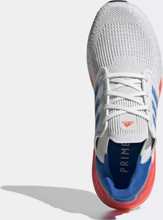 adidas Ultraboost 20 crystal white/glow blue/solar red (Herren)