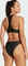 adidas Big Bars Bikini-Set schwarz (Damen) Vorschaubild