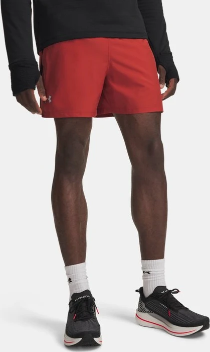 Under Armour Launch Laufhose kurz heritage red/black/reflective (Herren)