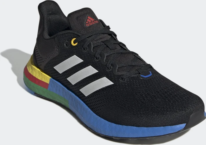 adidas Pureboost 21 core black/cloud white/red (Herren)
