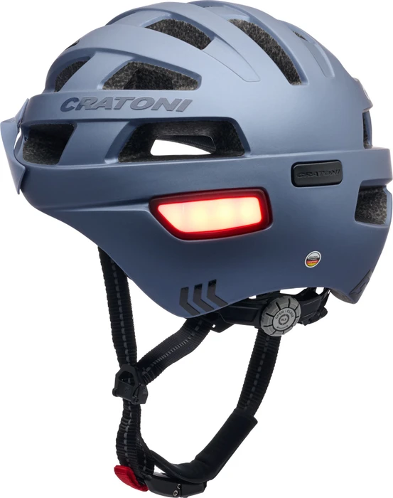 Cratoni Velo-X Helm metallic blue matt
