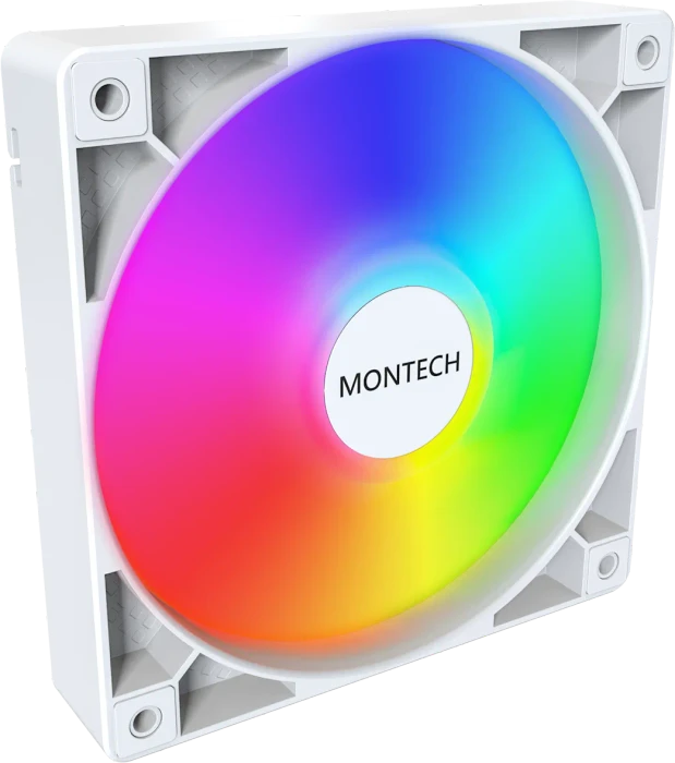 Montech GF120 ARGB PWM, weiß, 120mm