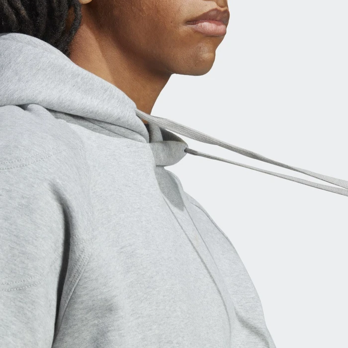 adidas Lounge Fleece Hoodie medium grey heather (Herren)