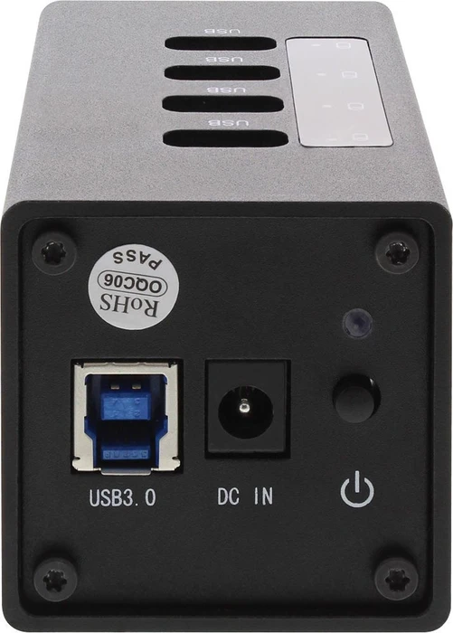 InLine USB-Hub, 4x USB-A 3.0, USB-B 3.0 [Buchse]