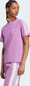 adidas 3-Streifen T-Shirt kurzarm preloved purple (Damen)