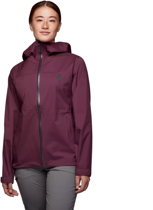 Black Diamond StormLine Stretch Rain Shell Funktionsjacke blackberry (Damen)