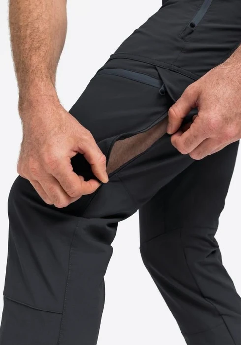 Maier Sports Naturno Air Hose lang black/graphite (Herren)
