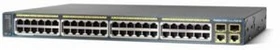 Cisco Catalyst 2960 LAN Base Rackmount Managed Switch, 50x RJ-45, 2x SFP, 370W PoE (WS-C2960-48PST-L)