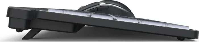 Hama WKM-750 Multi-Device-Tastatur-Maus-Set, blau/grau/schwarz, USB/Bluetooth, DE