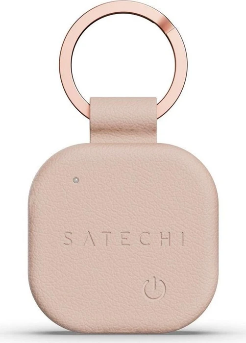 Satechi Vegan-Leather FindAll Keychain desert rose
