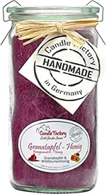 Candle Factory Mini Jumbo Duftkerze granatapfel-honig, 1 Stück