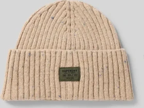 Superdry Workwear Nep Knitted Beanie stone beige nep