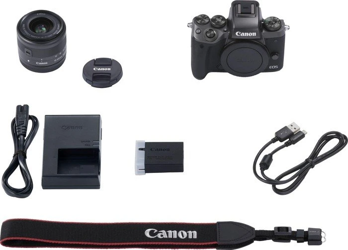 Canon EOS M5 mit Objektiv EF-M 15-45mm 3.5-6.3 IS STM