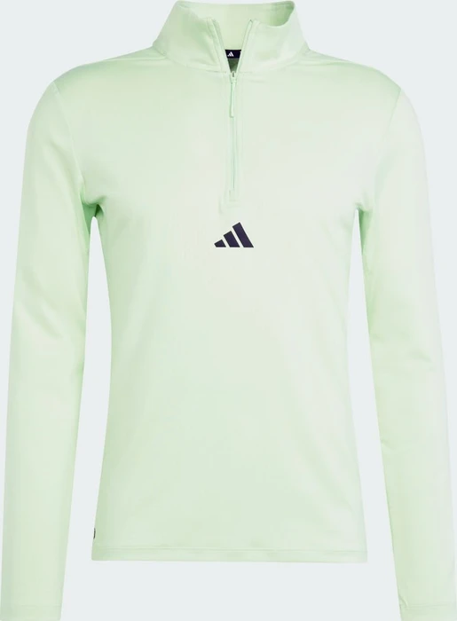 adidas Workout Quarter-Zip Funktionsshirt langarm semi green spark/black (Herren)