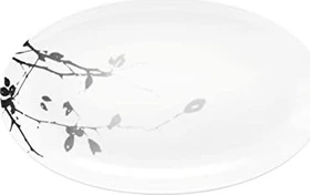 Seltmann Weiden Liberty Servierplatte oval 24.1x14.4cm dark rose hip