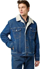 Wrangler Sherpa Classic Regular Jeansjacke mid stone (Herren)