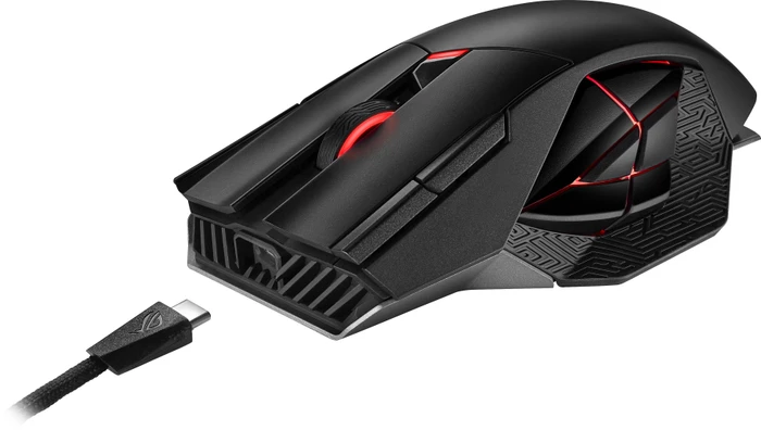 ASUS ROG Spatha X schwarz, USB