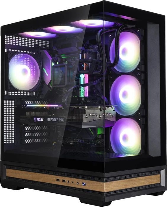 Zalman P40 NAMU Black, schwarz, Glasfenster