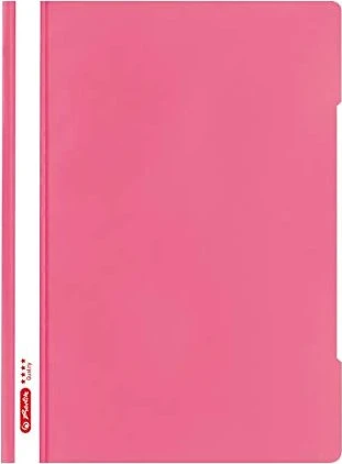 Herlitz Schnellhefter Kunststoff, A4, indonesia pink, 10er-Pack