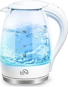 T24 Glas-Wasserkocher weiß