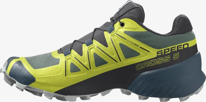 Salomon Speedcross 5 duck green/black/evening primrose (Herren)