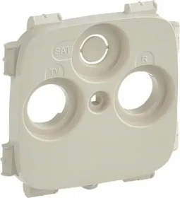 Legrand Valena Allure Abdeckung für TV+R-SAT, mandelweiß