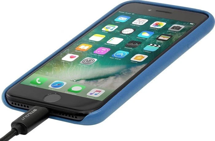 Stilgut Premium Cover für Apple iPhone 7 Plus blau