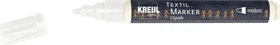 Kreul Textil Marker Opak medium weiß