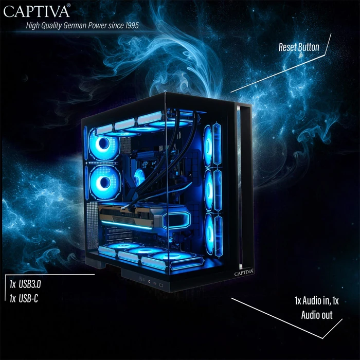 Captiva Ultimate Gaming I89-261, Core Ultra 9 285K, 32GB RAM, 1TB SSD, GeForce RTX 5090, Windows 11 Home
