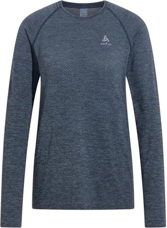 Odlo Essential Seamless Funktionsshirt langarm india ink melange (Damen)