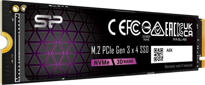Silicon Power P34A6X 256GB, M.2 2280 / M-Key / PCIe 3.0 x4
