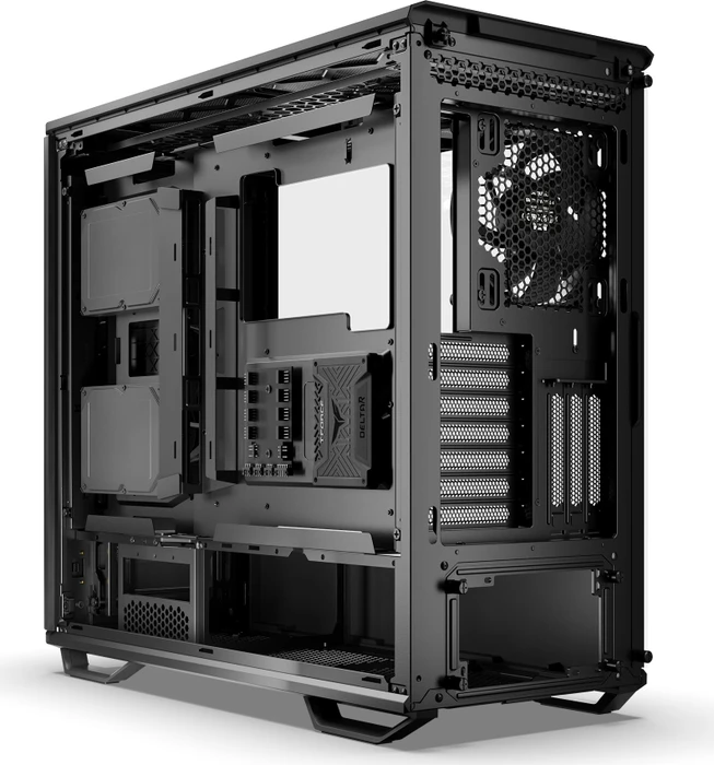 be quiet! Dark Base 701 Black, Glasfenster