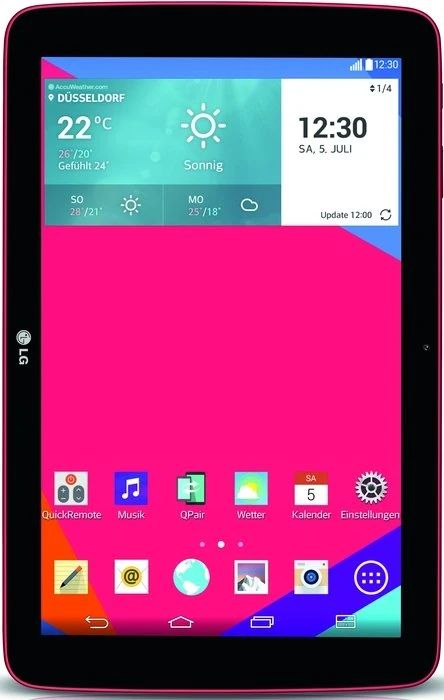 LG G Pad 10.1, rot, 16GB