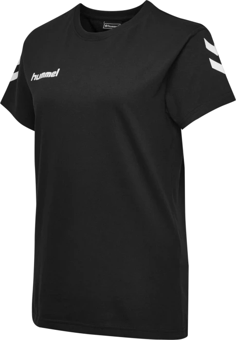 hummel GO Cotton T-Shirt kurzarm schwarz