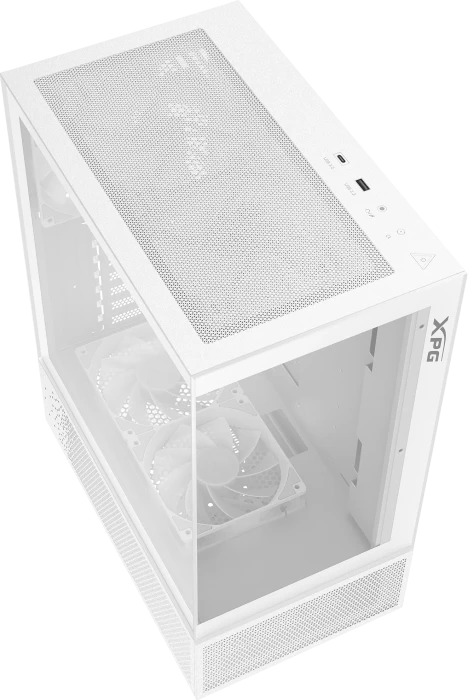 ADATA XPG Invader X Mini, weiß, inkl. Lüfter, USB-C, Glasfenster