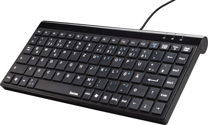 Hama SL720 Slimline Keyboard, USB, DE