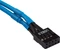 Corsair Frontpanel Verlängerung 30cm, sleeved, blau Vorschaubild