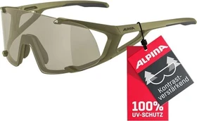 Alpina Hawkeye Q-Lite olive matt/mirror black
