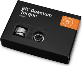 EK Water Blocks Quantum Line EK-Quantum Torque HDC 14 Fitting G1/4" auf 14mm, Satin Titanium, 6er-Pack