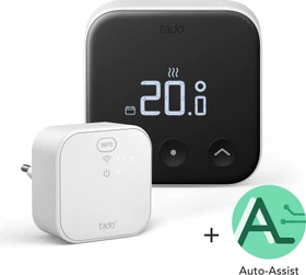 tado Starter Kit Smart Thermostat X, 1x Thermostat, inkl. Bridge, Set