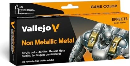 Vallejo Game Color Effects Color Series Non Metallic Metal Farbset, 8-tlg.