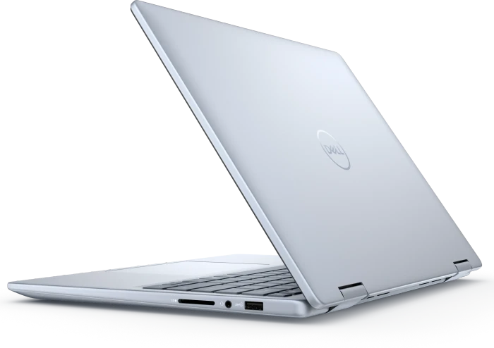 Dell Inspiron 14 7445 2-in-1, Ice Blue, Ryzen 5 8640HS, 8GB RAM, 512GB SSD, DE